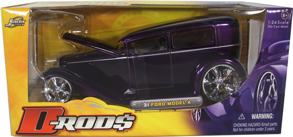 1931 Ford Model A Hardtop - Purple (D-Rods) 1/24