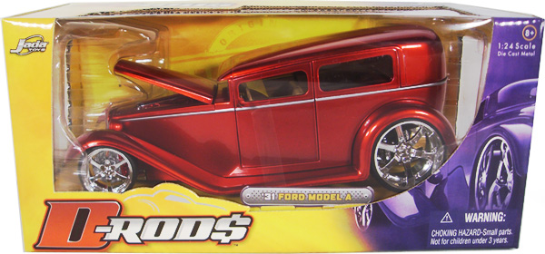1931 Ford Model A Hardtop - Red (D-Rods) 1/24