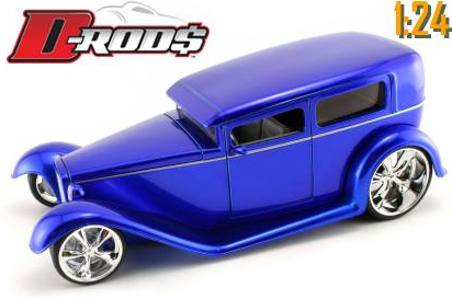 1931 Ford Model A Hardtop - Candy Blue (D-Rods) 1/24