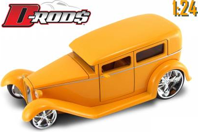 1931 Ford Model A Hardtop - Metallic Orange (D-Rods) 1/24