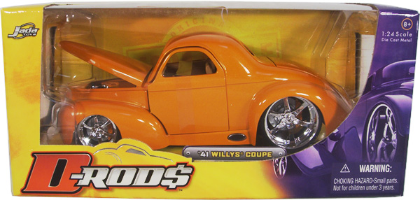 1941 Willys Coupe - Orange (D-Rods) 1/24