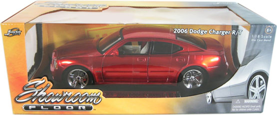 Dodge Charger R/T Showroom Floor - Metallic Red (DUB City) 1/18
