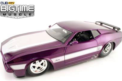 1973 Ford Mustang Mach 1 - Purple (DUB City Bigtime Muscle) 1/24