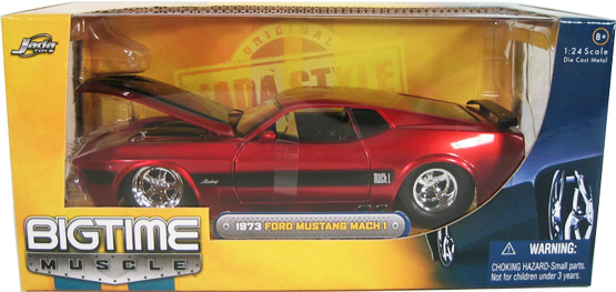 1973 Ford Mustang Mach 1 - Red (DUB City Bigtime Muscle) 1/24