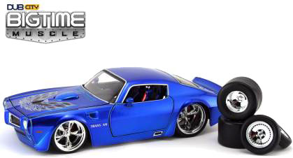 1972 Pontiac Firebird Trans Am - Blue (DUB City Bigtime Muscle) 1/24