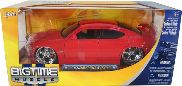 Dodge Charger SRT8 Hemi - Candy Red (DUB City Bigtime Muscle) 1/24