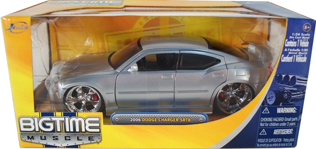 Dodge Charger SRT8 Hemi - Candy Silver (DUB City) 1/24