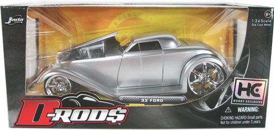 1932 Ford Hardtop w/ Fender - Silver (D-Rods) 1/24