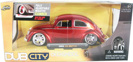 1959 VW Beetle - Candy Red (DUB City) 1/24