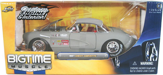 1957 Chevy Corvette - Primer Grey (DUB City Bigtime Muscle) 1/24