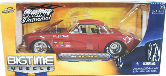 1957 Chevy Corvette - Primer Rust (DUB City Bigtime Muscle) 1/24