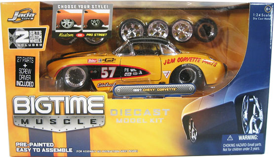 1957 Chevy Corvette Model Kit (DUB City Bigtime Muscle) 1/24