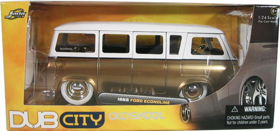 1965 Ford Econoline Van - Arizona Gold w/ White (DUB City) 1/24