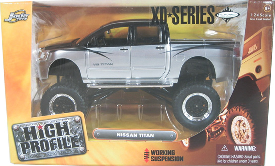 2006 Nissan Titan Pickup V8 - Silver w/ Black (High Profile) 1/24