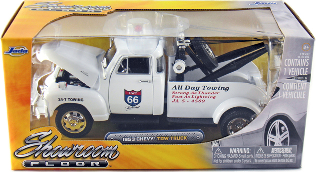 1953 Chevy Tow Truck - White (Jada Toys) 1/24