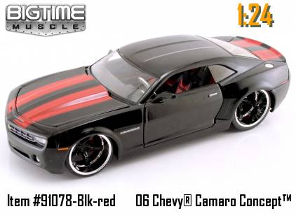 2006 Chevy Camaro Concept - Black (DUB City) 1/24