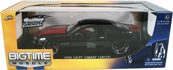 2006 Chevy Camaro Concept - Black (DUB City Bigtime Muscle) 1/18