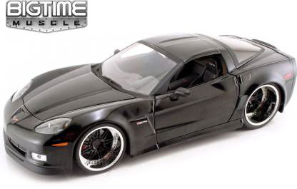 2006 Chevy Corvette C6 Z06 - Black (DUB City Bigtime Muscle) 1/24