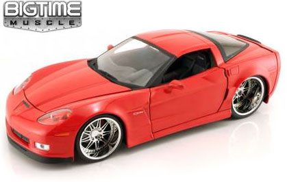 2006 Chevy Corvette C6 Z06 - Victory Red (DUB City Bigtime Muscle) 1/24