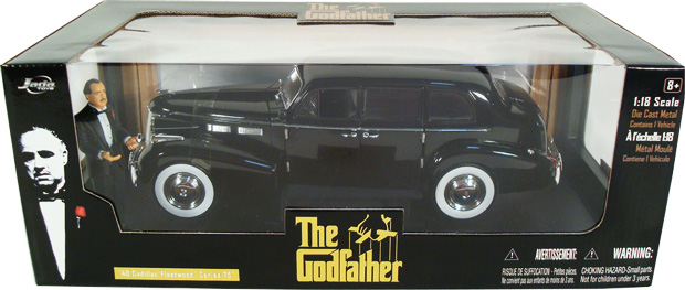 1940 Cadillac Fleetwood Series 75 'The Godfather' (Jada Toys) 1/18