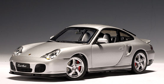 2002 Porsche 911 Turbo - Silver (AUTOart) 1/18