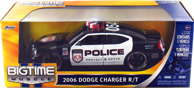 Dodge Charger R/T Police Car (DUB City Heat) 1/18