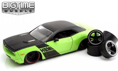 Dodge Challenger Concept - Lime Green (DUB City Bigtime Muscle) 1/24