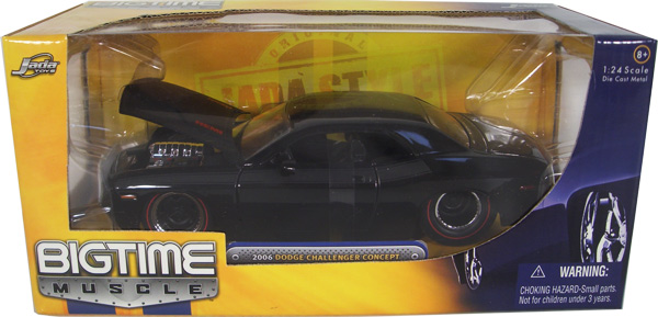 Dodge Challenger Hemi Concept - Black (DUB City Bigtime Muscle) 1/24