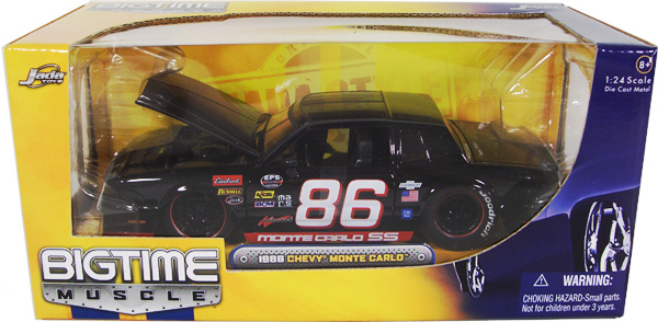 1986 Chevy Monte Carlo SS Race Version - Black (DUB City Bigtime Muscle) 1/24