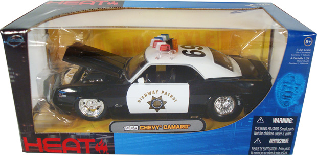 1969 Chevy Camaro Police Car (DUB City Heat) 1/24