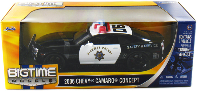 2006 Chevy Camaro Concept Highway Patrol Police Car (DUB City) 1/18