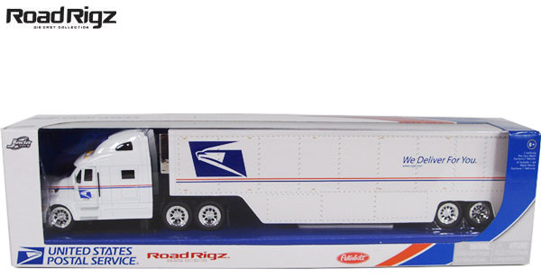 Peterbilt Hauler - US Postal Service (Jada Toys Road Rigz) 1/64