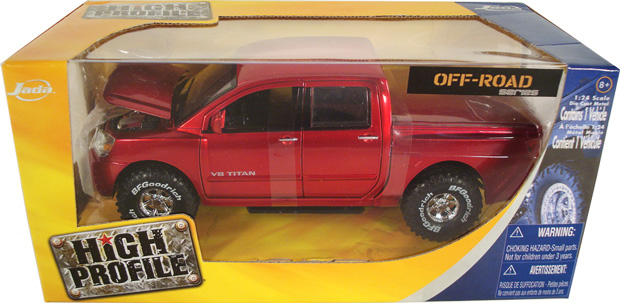 2006 Nissan Titan Pickup - Red (DUB City) 1/24