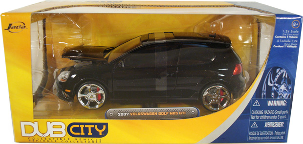 2007 VW Golf Mk5 GTi - Black (DUB City) 1/24