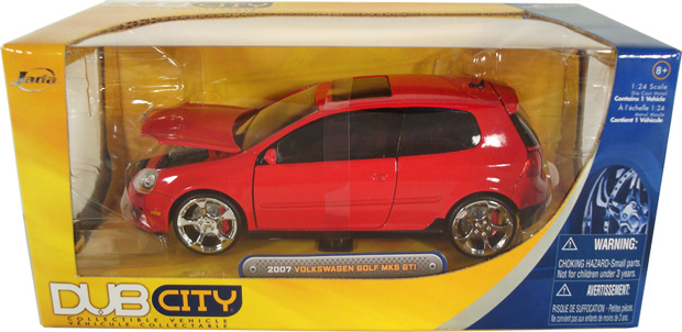 2007 VW Golf Mk5 GTi - Red (DUB City) 1/24