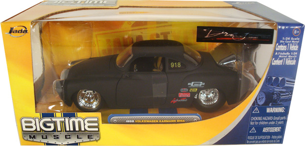 1959 VW Karmann Ghia Drag - Primer Black (DUB City) 1/24