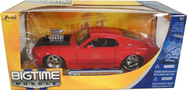 1970 Ford Mustang Boss 429 Blown Engine - Red (DUB City Bigtime Muscle) 1/24