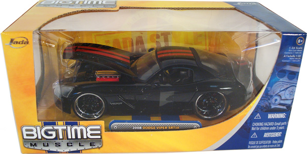 2008 Dodge Viper SRT10 - Glossy Black (DUB City Bigtime Muscle) 1/24