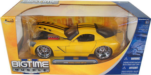 2008 Dodge Viper SRT10 - Metallic Yellow (DUB City Bigtime Muscle) 1/24