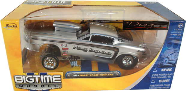1967 Shelby Mustang GT-500 Funny Car - Silver (DUB City Bigtime Muscle) 1/24