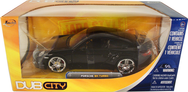 2007 Porsche 911 Turbo - Black (DUB City) 1/24