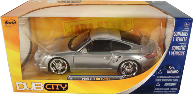 2007 Porsche 911 Turbo - Silver (DUB City) 1/24