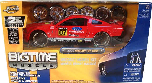 2007 Shelby Mustang GT-500 Racing Model Kit (DUB City Bigtime Muscle) 1/24