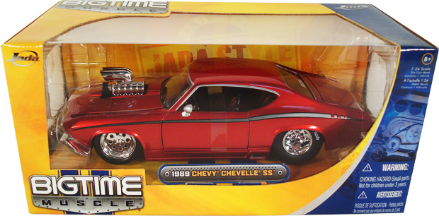1969 Chevy Chevelle SS w/ Blown Engine - Red (DUB City Bigtime Muscle) 1/24