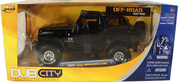 2007 Jeep Wrangler Convertible - Glossy Black (DUB City) 1/24