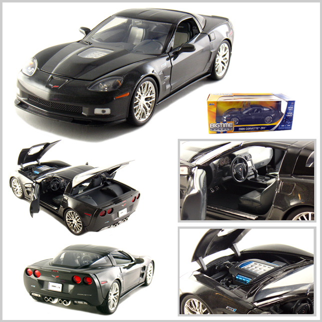 2009 Chevy Corvette ZR1 - Grey (DUB City Bigtime Muscle) 1/18