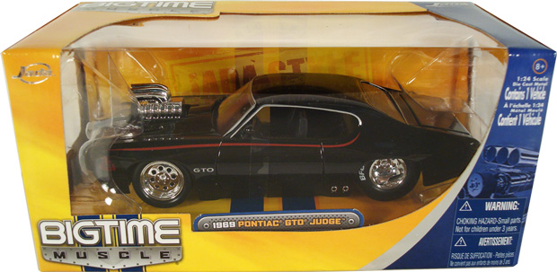 1969 Pontiac GTO 'The Judge' - Black w/ Blower (DUB City Big Time Muscle) 1/24