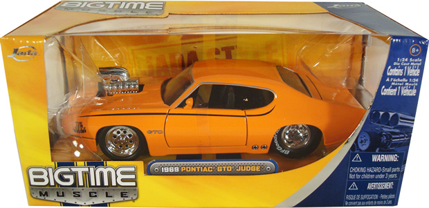 1969 Pontiac GTO 'The Judge' - Orange w/ Blower (DUB City Big Time Muscle) 1/24