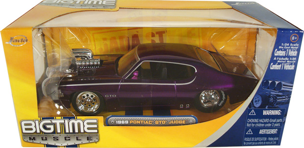 1969 Pontiac GTO 'The Judge' - Purple w/ Blower (DUB City Big Time Muscle) 1/24