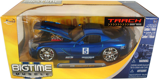 2008 Dodge Viper SRT10 Racing - Blue (Bigtime Muscle) 1/24